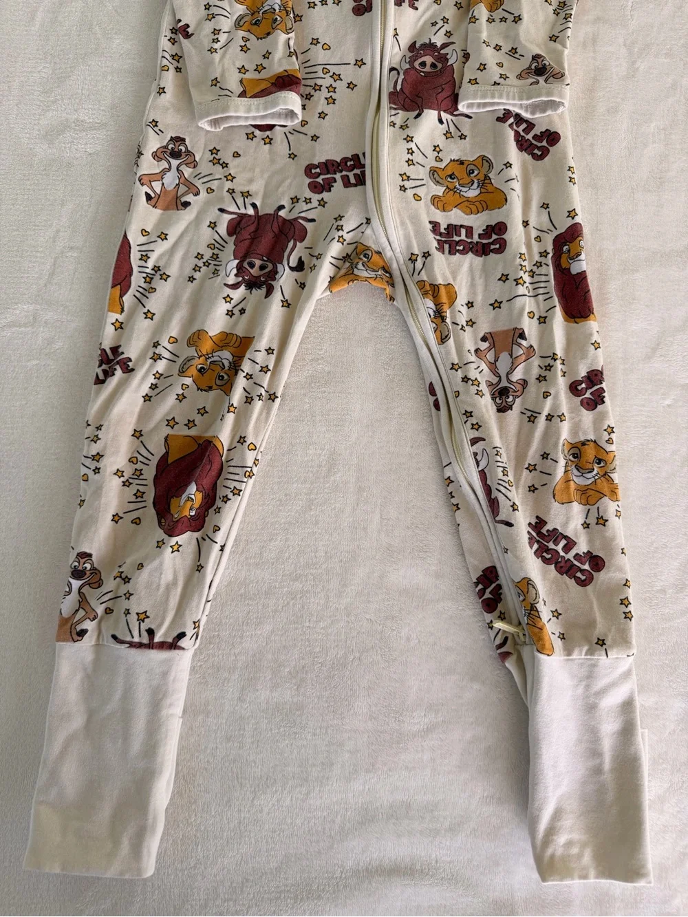 Bonds Disney's The Lion King Circle of Life Wondersuits in a beige color